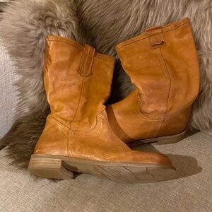 Sundance Leather Cowboy Boots